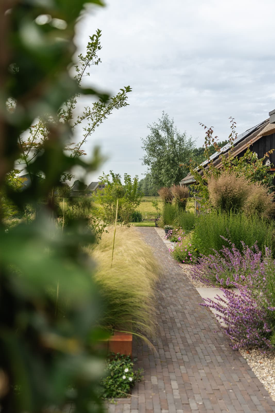 Aangelegde landelijke tuin met zwembad in Doornenburg door Van Rijbroek Hoveniers — foto 15 van 20